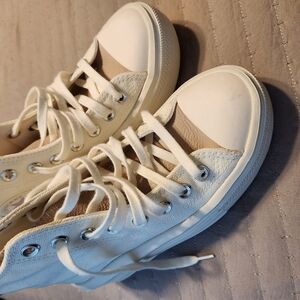 White High-Top Sneakers